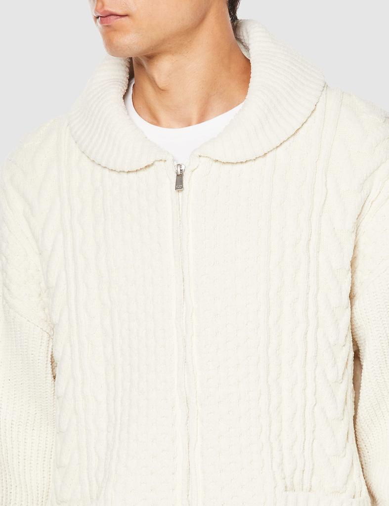 Gelato Pique HOMME Souffle Aran Knit Cowichan PHNT224945 IVR M Men's