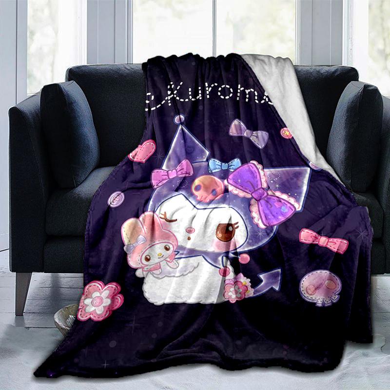 1pc Kurumi Cartoon Blanket, Soft Throw for Room Decor, Perfect Gift, Living Room, Travel, Camping, Car Blankets, Beach, Office Naps, Suitable for All