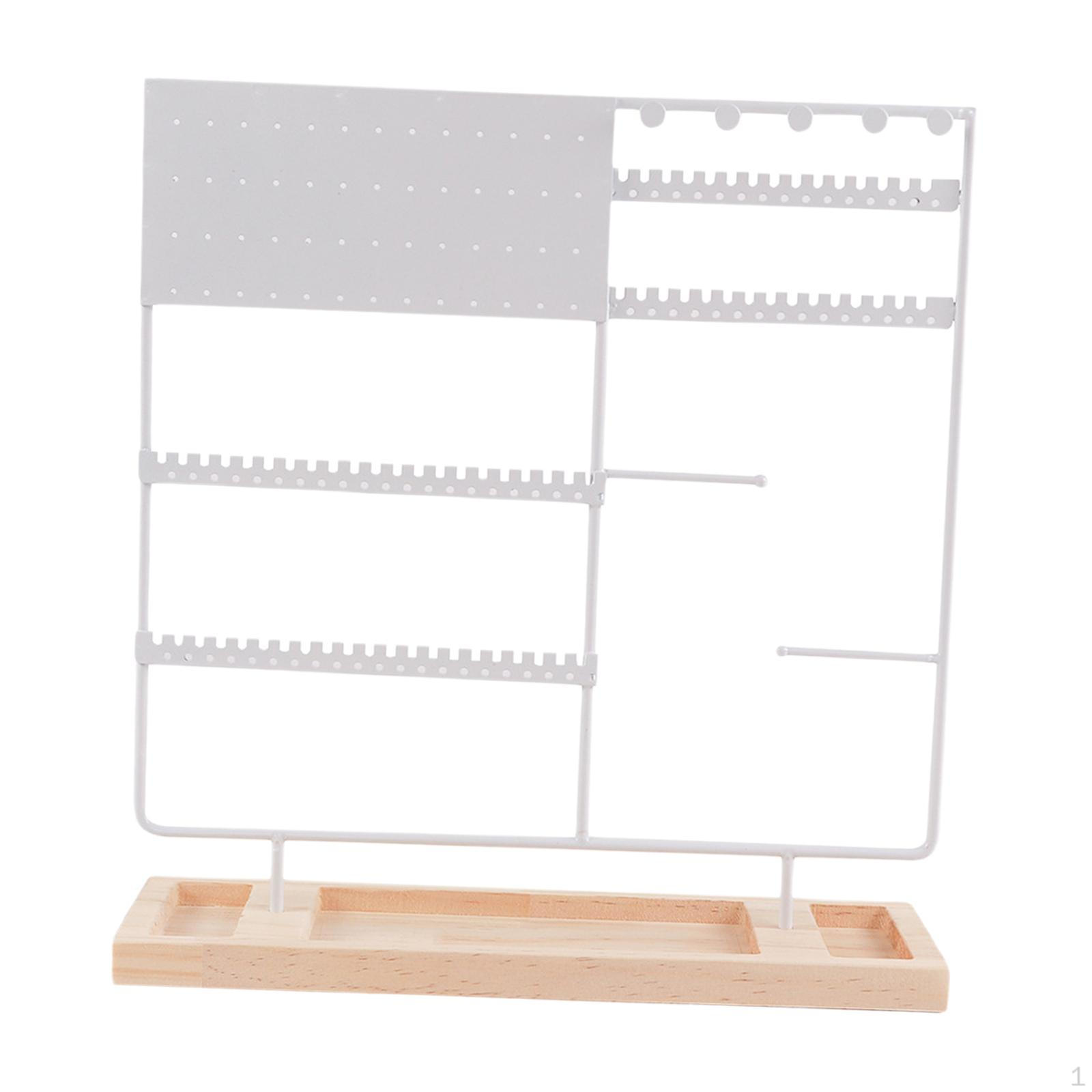 

Jewelry Organizer Ear Necklace Holder Modern for Women Girls Stand rage Rack Necklaces