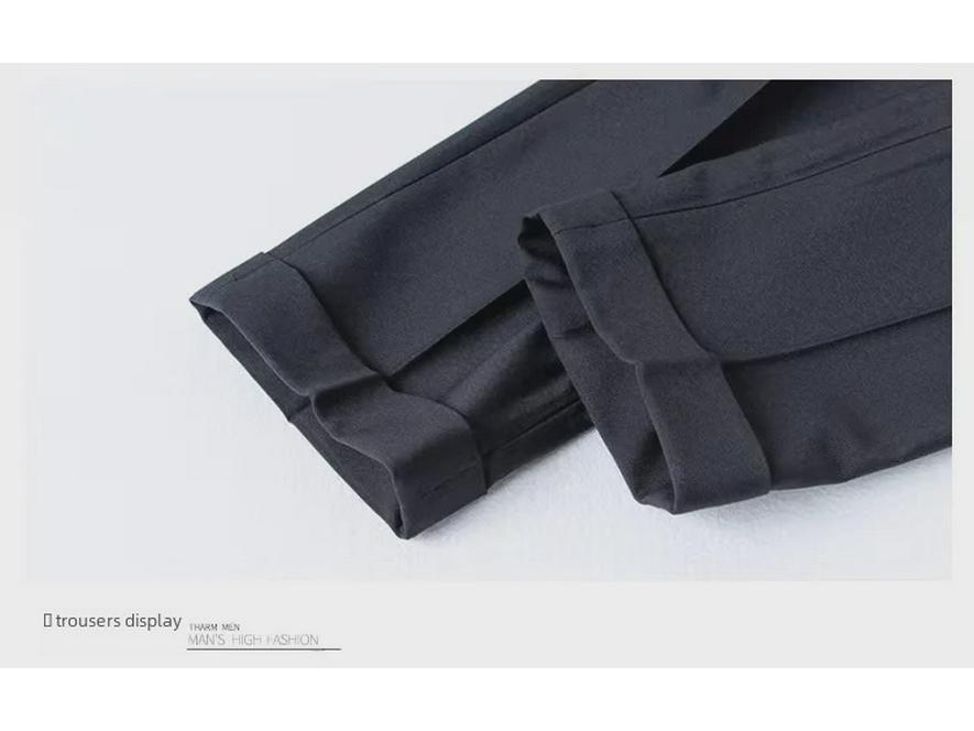 Neapel Drapierung Mittelhohe Taille Anzughose - Formell & Lässig, Frühling/Herbst