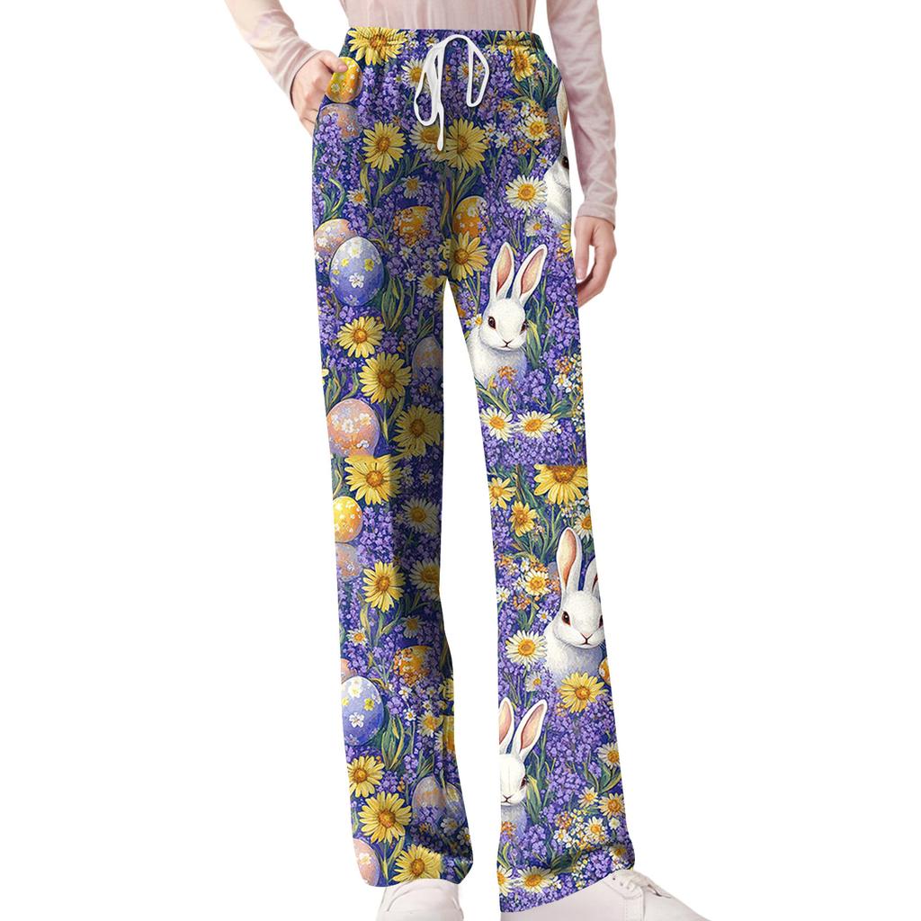 Dámské Módní Volné Ležérní Tištěné Ležérní Kalhoty