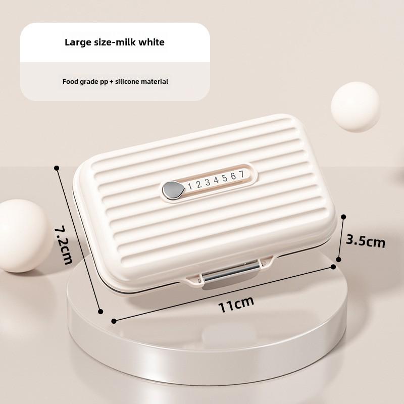 Kompakter 7-Tage Reise-Pillenorganisator & Schmuckaufbewahrungsbox