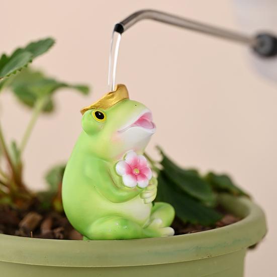 Automatic Waterer Frog Panda Shaped Self Watering Spikes Automatic Watering Device Slow Release Plant Watering Globes