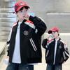 Boys' Trendy Spring & Autumn 2025 Baseball Jacket - Medium/Large Sizes