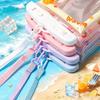 Waterproof Floating Phone Pouch Touch Screen Underwater Photography Dry Bag Cartoon Design with Lanyard for Beach Swim Dive Drif