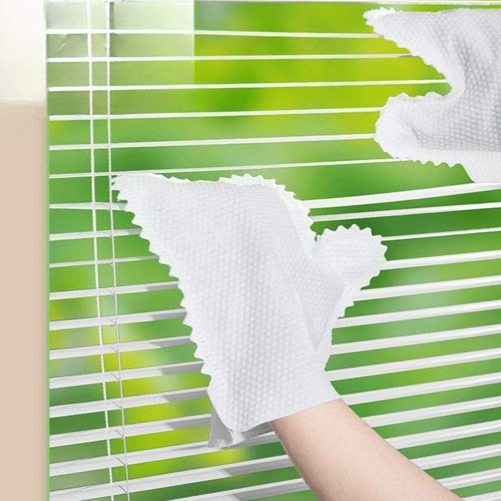 10Pcs Rag Gloves Window Groove Gap Cleaning Artifact Non-disposable housework dust removal gloves cleaning rag