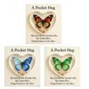 Symbolic Butterfly Shaped Pocket Hug With Encouragement Card Gift Ideal for Parties Birthdays and Holidays