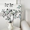 3D Printed Butterfly & Withered Branch Floral Art Ornament | Monet Garden-Inspired Artificial Flower Arrangement Decor