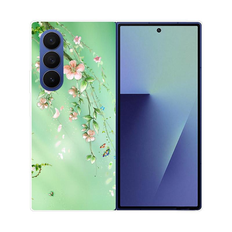 Transparent Folding Phone Case For Samsung Galaxy Z Fold 6 7 Clear Shockproof Hard PC Cover For Samsung Z Fold7 Fold6 Shell Capa