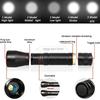 Aluminum Alloy Super Bright USB Rechargeable LED UV Light Flashlight Torch Lamp