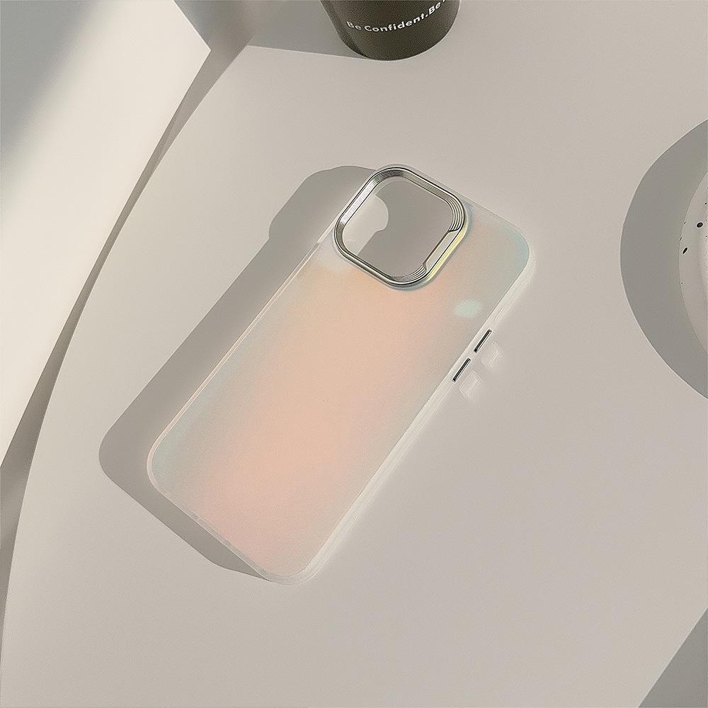 Laser gradient dazzling color iPhone 16 case suitable for 17 Pro Max, electroplated hard case for Apple 15, high-end feel for 11, 13
