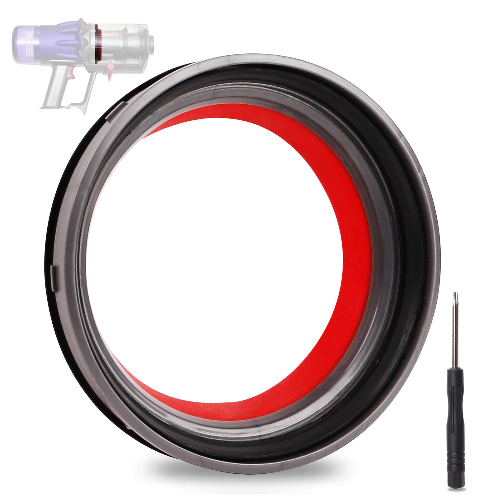 

Dustbin Top Fixed Sealing Compatible with Dyson V10 Vacuum Dyson Vacuum Cleaner Replacement Screwdriver Included Ring, (SV12) Cleaner, Part,