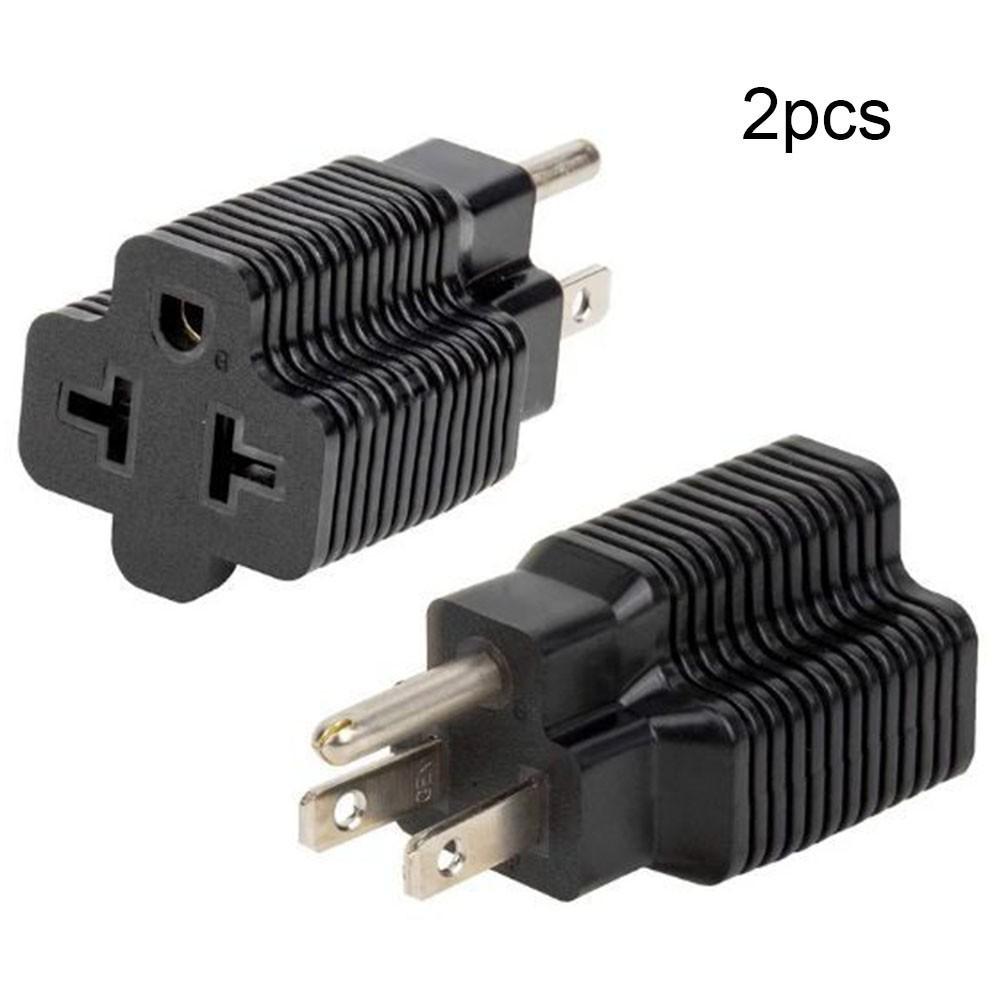 Our High Quality NEMA 5 20R to NEMA 5 15P Adapter is Perfect for Office Use 2PCS