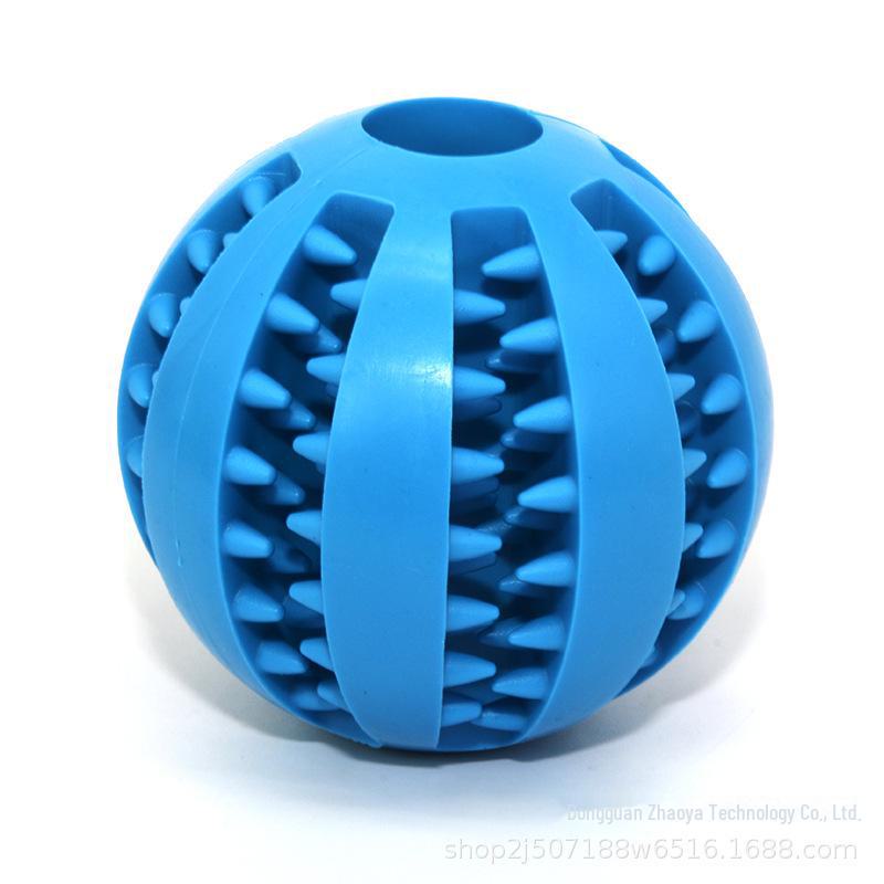 Hundeleckerli-Ausgabe-Ball - TPR-Gummi Pädagogisches & Zahnreinigendes Wassermelonen-Spielzeug