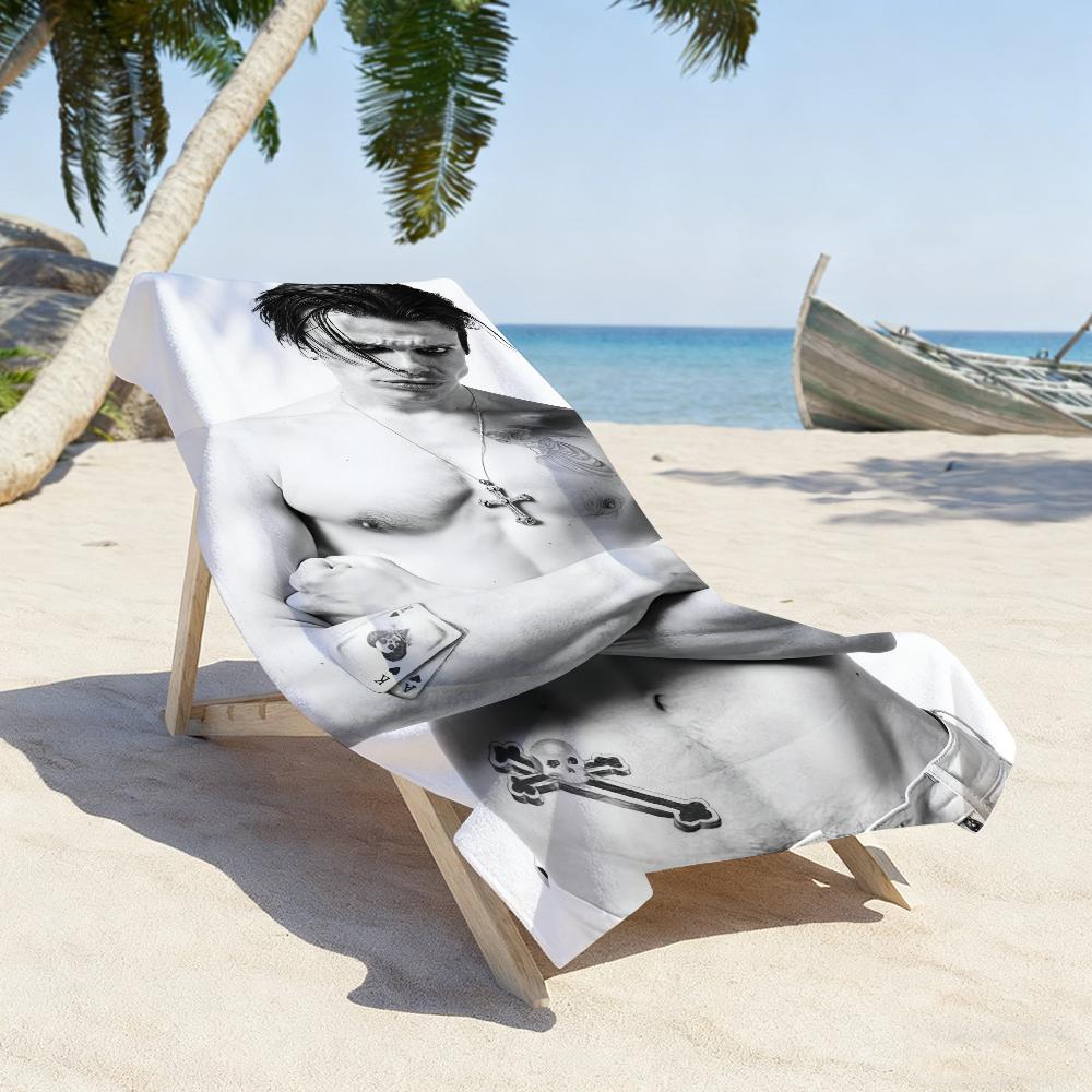 Singer Y-Yungblud Idols Towel For Swim Yoga Gym Quick Drying Soft and skin-friendly Beach Towels All-Season