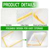 Foldable Plant Tent for Raised Beds Freeze Protection Garden Plants Cover Portable Mini Greenhouse for Protecting Fruit Seedlings Vegetable Rows
