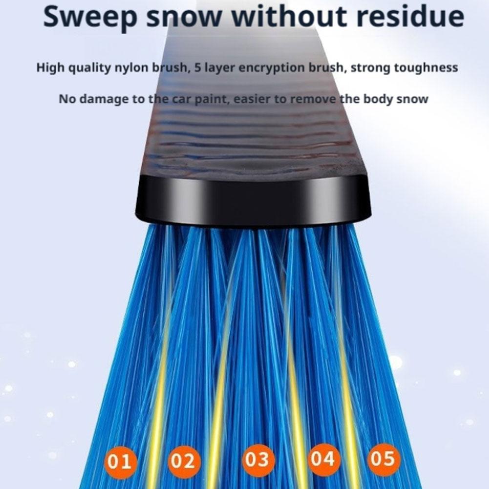 Car Snow Removal Shovel Truck With Ice Removal Snow Sweeping Brush Scraper Windshield Deicer Remover Tools