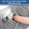 Inflatable Travel Pillow for Airplane Inflatable Neck Pillow for Traveling with Soft Velvet Washable Cover for Sleeping, Airplane,Train, Car, Office,