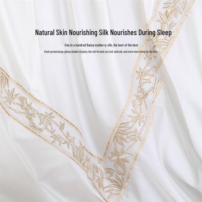 Mercury Home Textiles 120TC Mulberry Silk All-Season Quilt