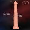 Realistischer Riesen-Hundeknoten-Dildo Sexspielzeug für Frauen S/M/L/XL/XXL Tierpenis Analplug Prostata Weicher Saugfuß Erwachsenenprodukt 18+