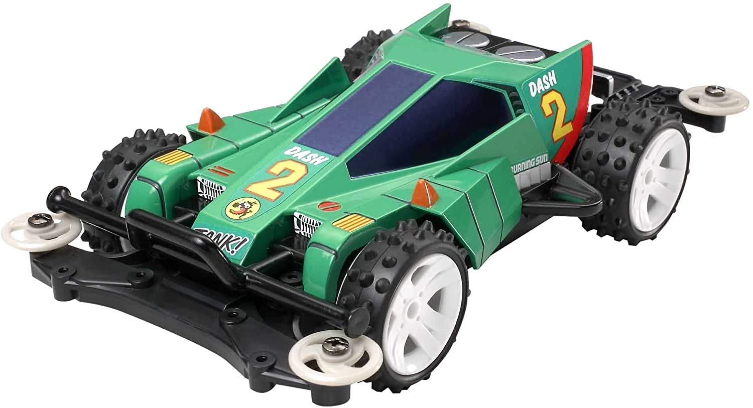 

Tamiya Mini 4WD PRO Series 28 Dash 2 Burning Sun MS Chassis 18628 No. зелёный
