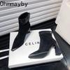 Designer Women High Heel Modern Ankle Boots Fashion Pointed Toe Leopard Short Booties Autumn Winter Women's Casual Shoes