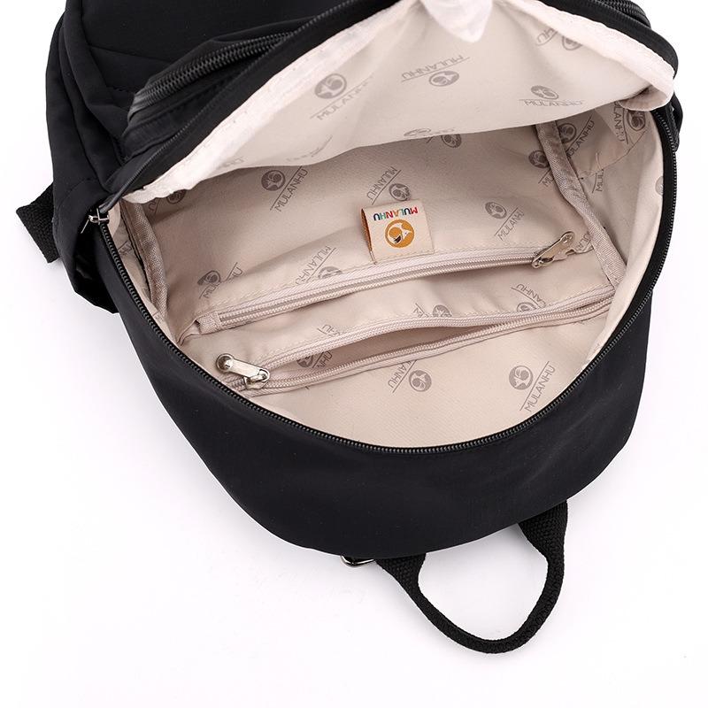 New Fashion Oxford Cloth Backpack Casual Travel Women's Bag with Multi-compartment Zipper Large Capacity