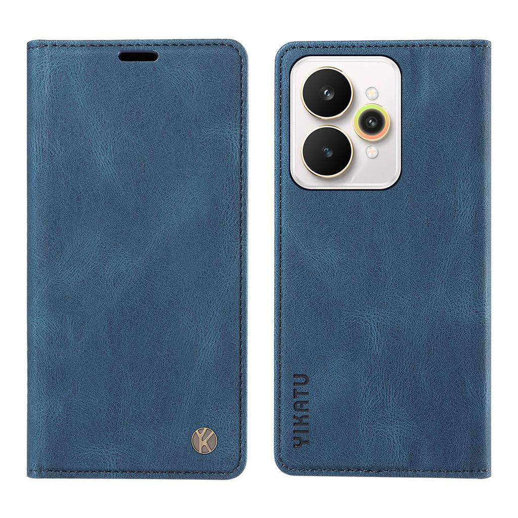 For Realme 15 Pro 5G/Realme 15 5G Leather Cover YIKATU YK-004 Skin-Touch Wallet Phone Cases
