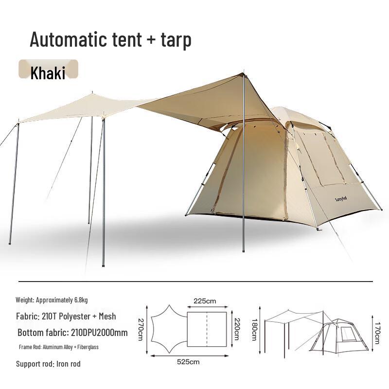 

Sunnyfeel Outdoor Automatic Camping Tent One Size
