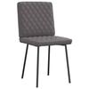 VidaXL Chaises à manger lot de 2 gris similicuir, chaise, chaise de salon, chaise d'appoint, chaise de cuisine, siège à 4101115