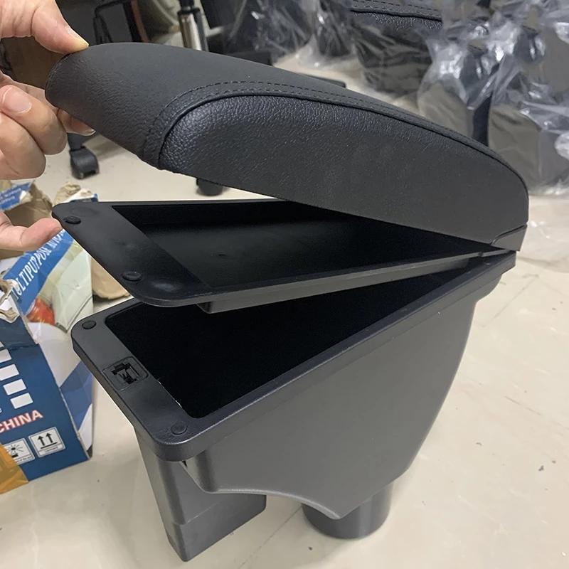 For Hyundai Getz Armrest box Car Storage Box Car Accessories  Interior Details Retrofit parts PU Leather Easy Installation