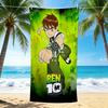 1Pc Ben Alien Force Beach Towel, Quick Dry, Multi-Use for Beach Pool Gym Yoga Home Travel, Christmas, Halloween, Xmas Gift M929346