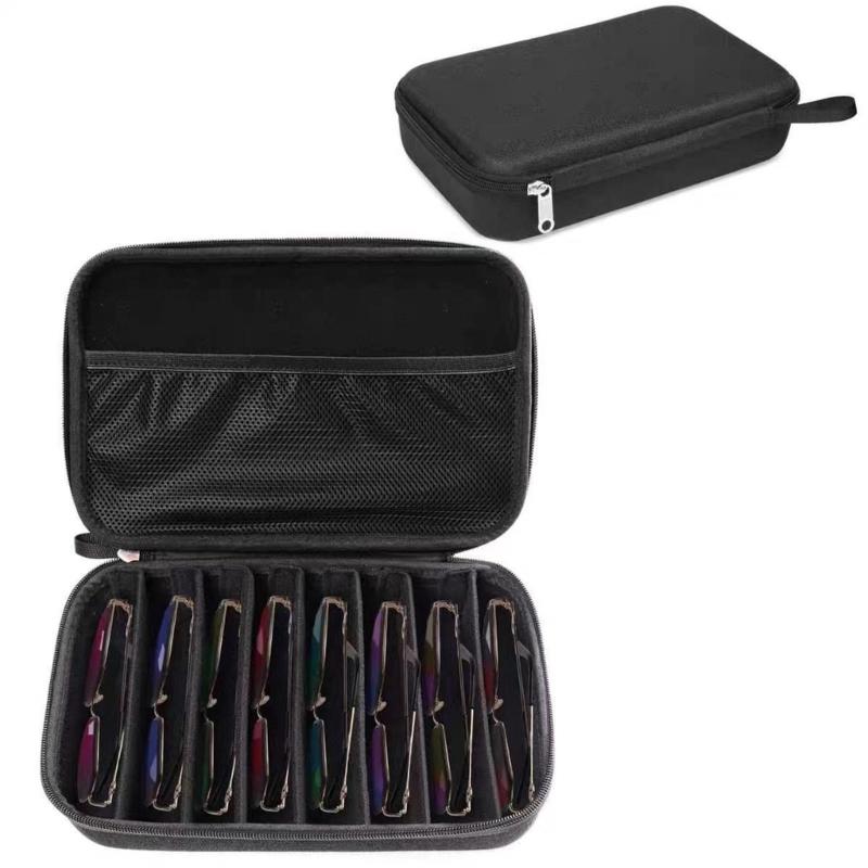 Multiple Glasses Case Storage Bag for Work Daily Use Classroom Office Glasses Holder Protectors Sunglasses Pouch