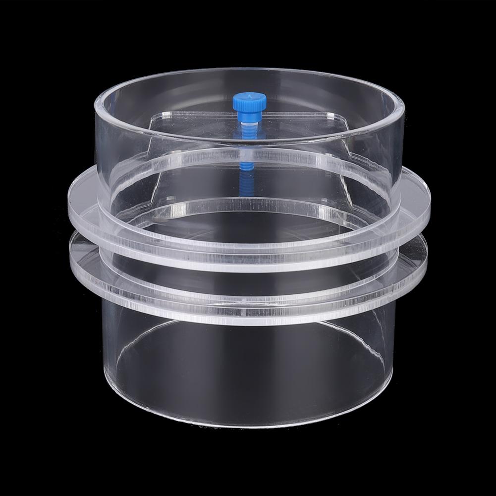 Transparent Acrylic Durable Adjustable Aquarium Fish Feeder Fish Tank Tiepiece Feeding Circle Ring