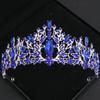 Baroque Vintage Princess Queen Bridal Crown Headwear Crystal Tiara for Women Wedding Crown Hair Dress Accessories Jewelry Crown