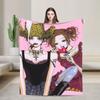 Vintage Anime Blankets Nana Osaki Kawaii Flannel Vintage Soft Throw Blankets for Home Decoration