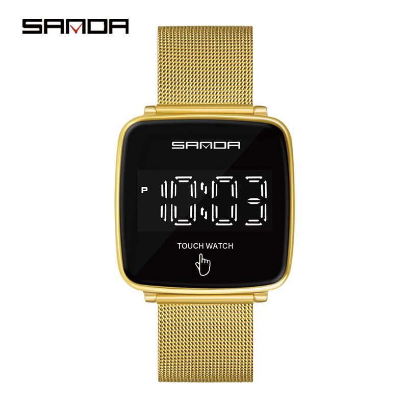 Sanda 8009 Touchscreen Electronic Watch for Men, Women, and Students