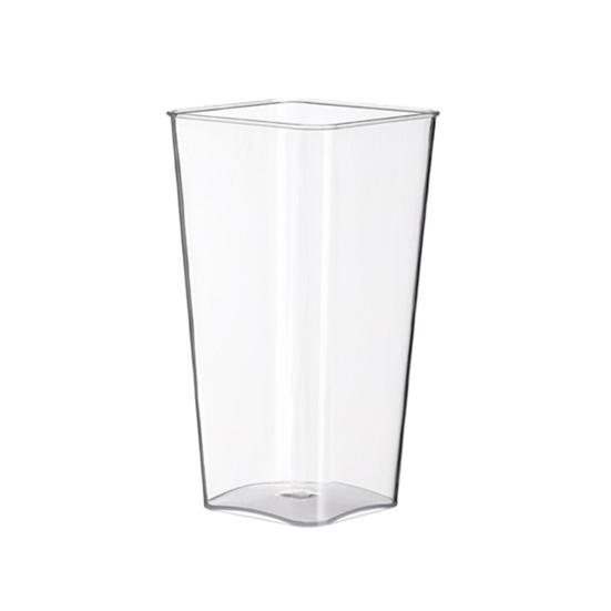 Klar blomster vase til borddekorationer Knusesikker Høj Cylinder Plastik Vase til Bryllupsbegivenhed Hjemmekontor Borddekoration