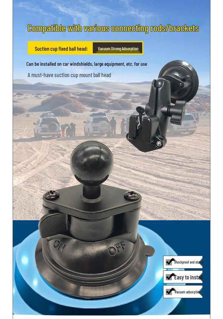 Universal Car Glass Vacuum Suction Cup with 25mm Ball Head Mount