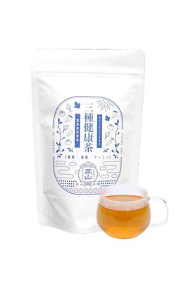 Takayama Teegarten Drei Gesunde Tees, 3g x 15 Teebeutel, Gemischt mit Maulbeerblatttee, Kaki-Blatt-Tee und Yacon-Tee, Hergestellt in Japan,