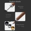 Stainless Steel 15ML Measuring Spoon Blending Versatile Coffee Powder Spoon Walnut Handle Coffee Bean Spoon Coffee Powder