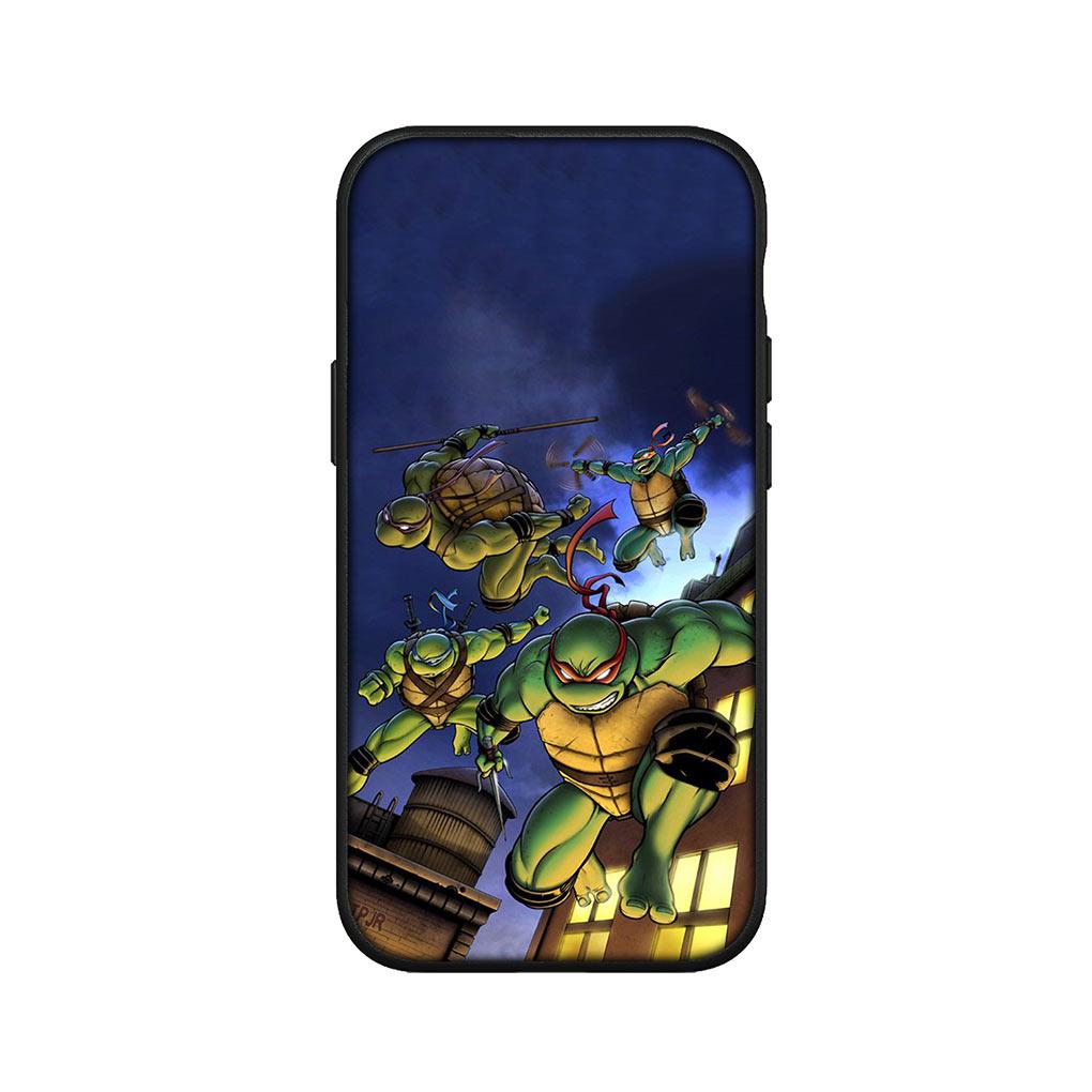 Custodia Cover per Telefono Anime Tartarughe Ninja per Apple iPhone 16 15 14 13 12 11 Pro Max 6 6S Plus + SE 15+ 16+ Custodia Morbida