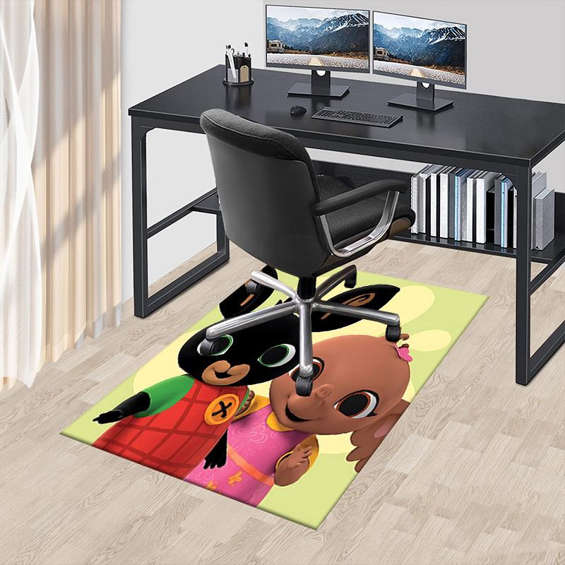 1PC rabbit girl Extra Large Non Slip Floor carpet, Office, family, bedroom, Studio Large Area Rug Indoor Rugs