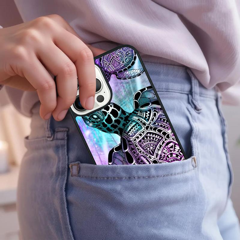 Turtles colourful Sea turtle shell colourful Phone Case For iPhone 17 Air 15 16e 14 13 Pro Max Coque 12 11 Pro Max PLUS cover