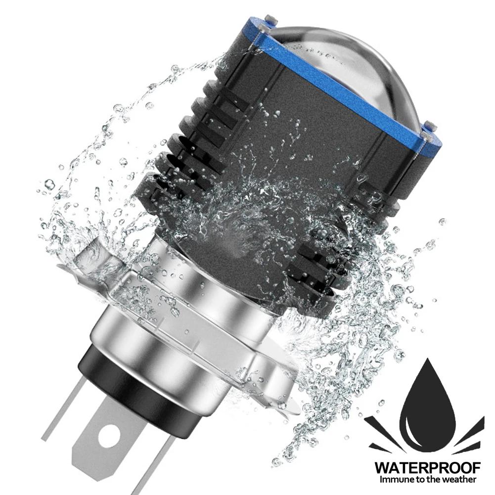 H4 LED Motorcycle Headlight Bulbs BA20D H6 Hi/Lo Beam Dual Color White/Yellow 3570 CSP Moto Light Scooter Fog Lamp DC 12V 80V