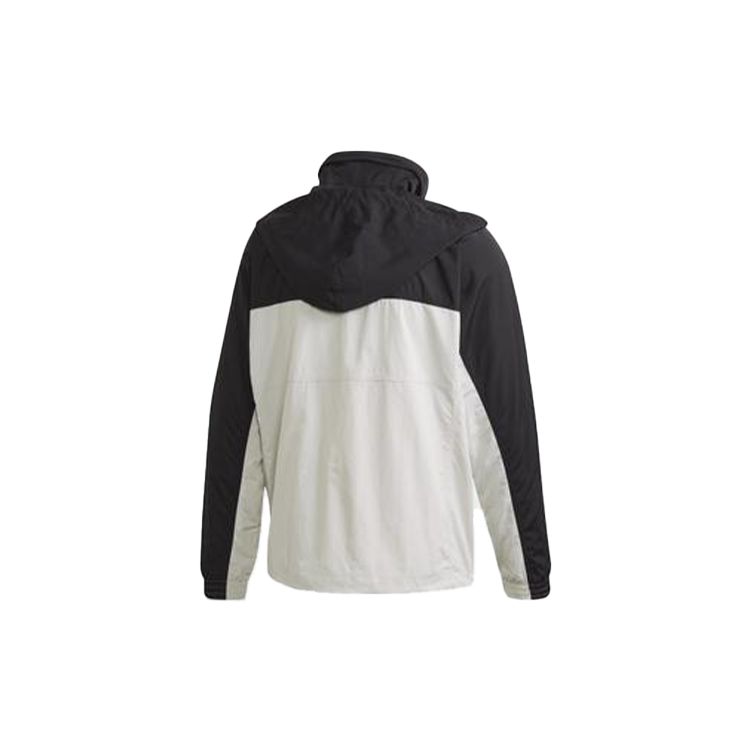 Adidas Originals Trefoil Colorblock Sports Jacket Men Jackets Trace-Grey Black FM2281