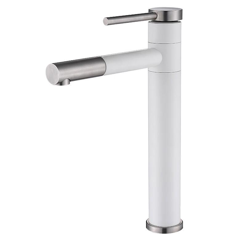 Zhishi 304 Stainless Steel Rotatable Hot & Cold Basin Faucet