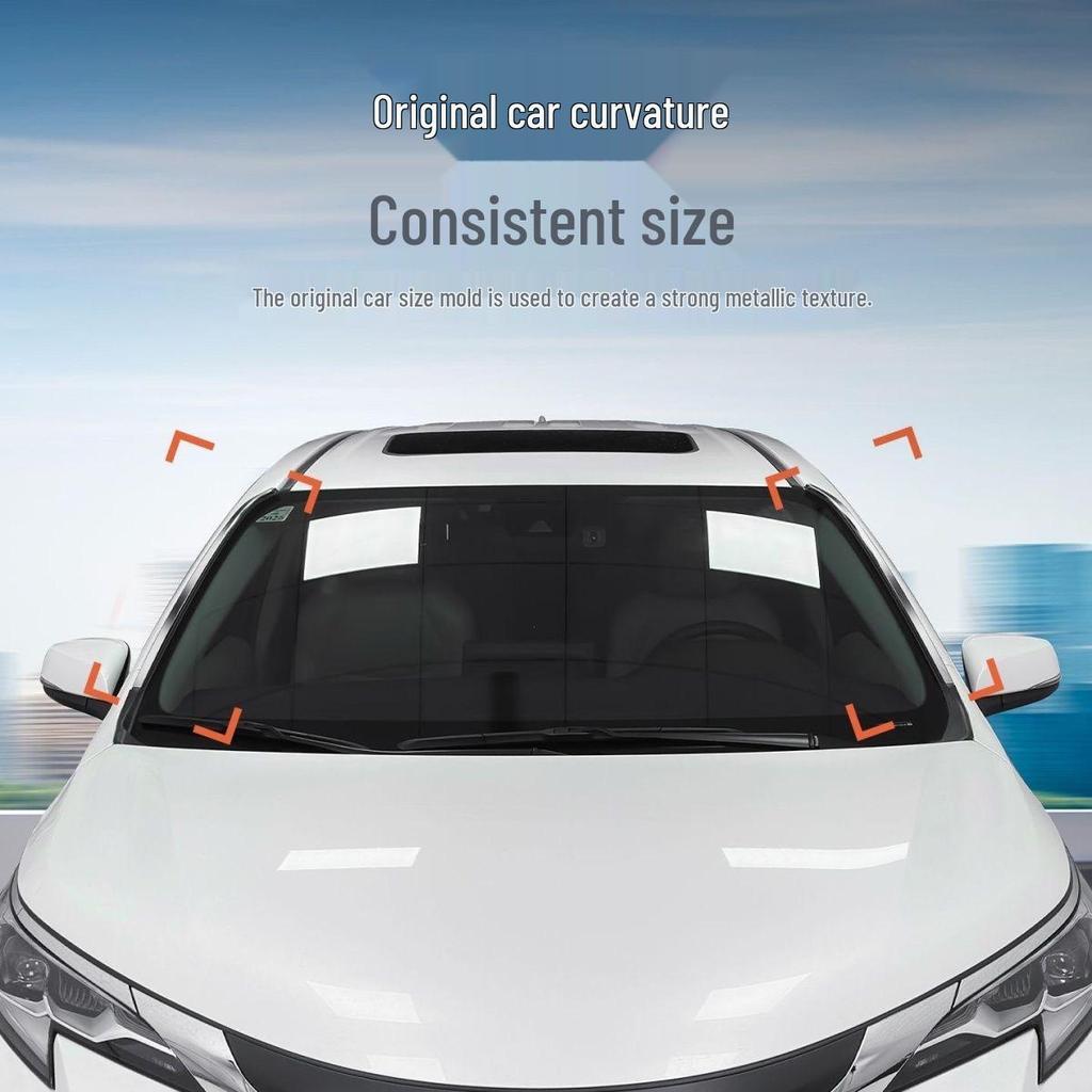 Helle dekorative Streifen für die Windschutzscheibe und die Karosserieverkleidung des Toyota Sienna