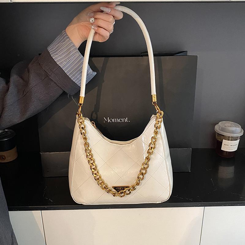 Kettentasche Damen Neue Mode Schulter Unterarmtasche Lässige Handtrage Tragetasche