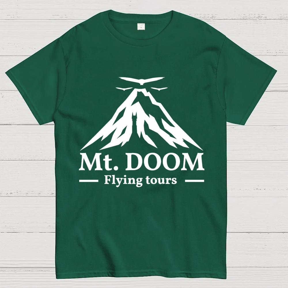 Mt. DOOM Flying Tours Cotton Summer Casual Cool Loose T-Shirt